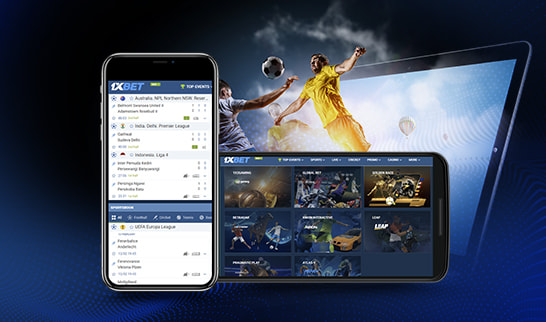 مختلف موبائل آلات پر 1xBet سے اسپورٹس مارکیٹس۔ 