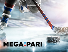 ہاکی کا منظر اور Megapari کا لوگو