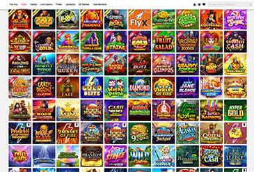 Spin Casino کی گیم سلیکشن